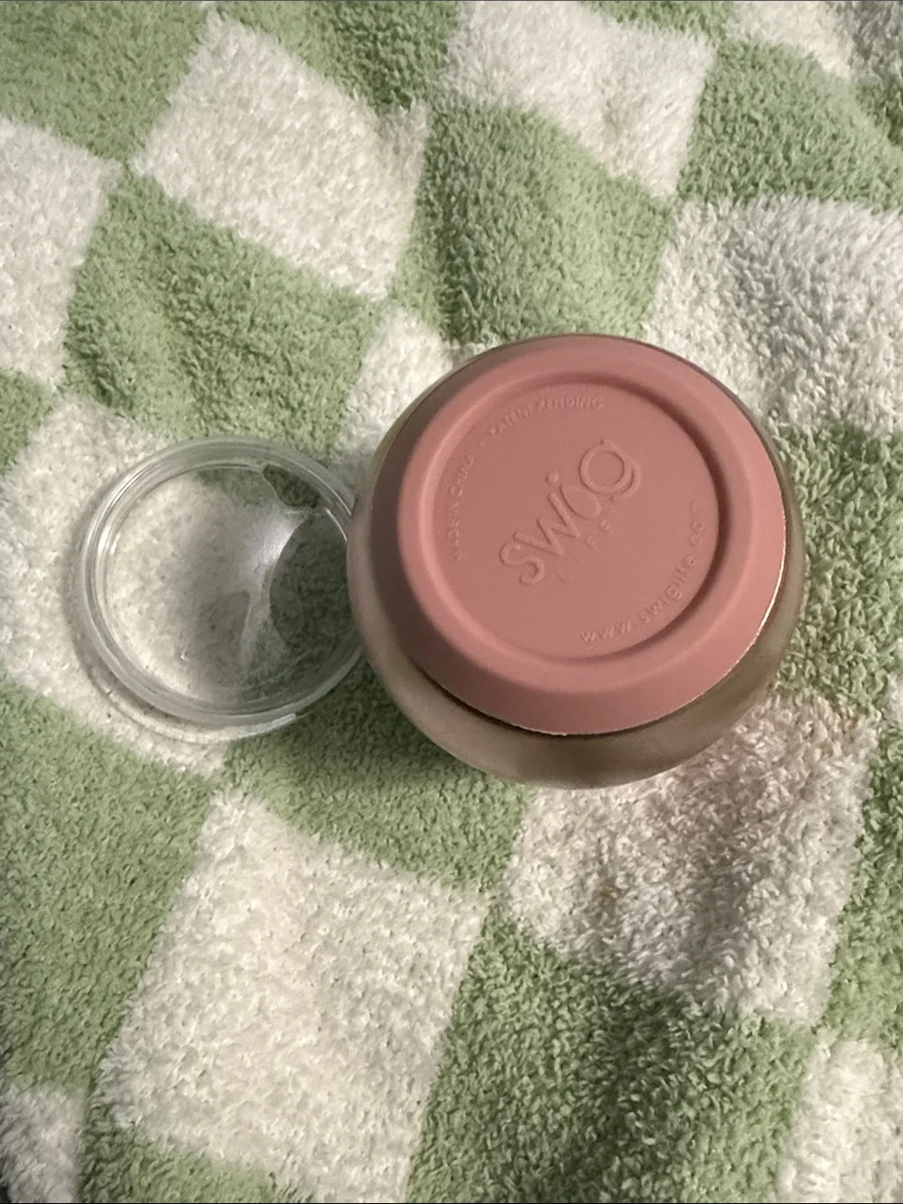 S'well Metallic Copper Pink Insulated Wine Tumbler